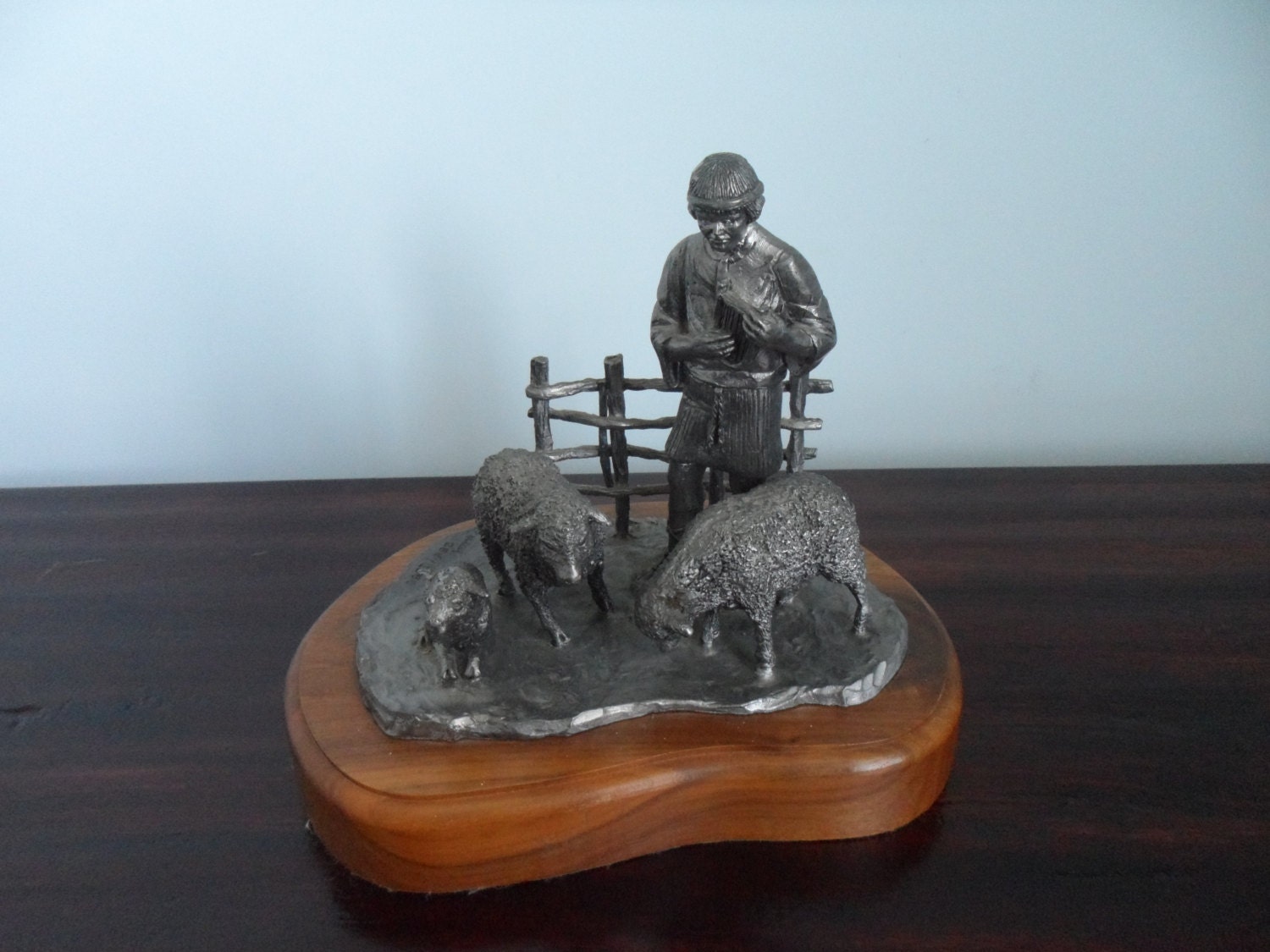 Michael Ricker Limited Edition Metal Pewter Sculpture