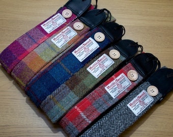 Harris Tweed Guitar Strap Handmade to Order in Scotland