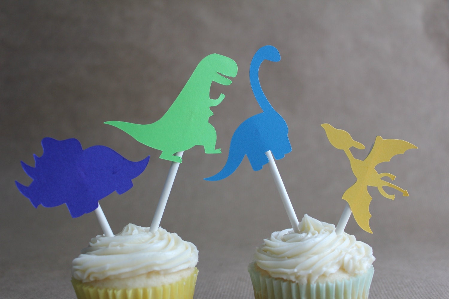 Dinosaur Cupcake Toppers
