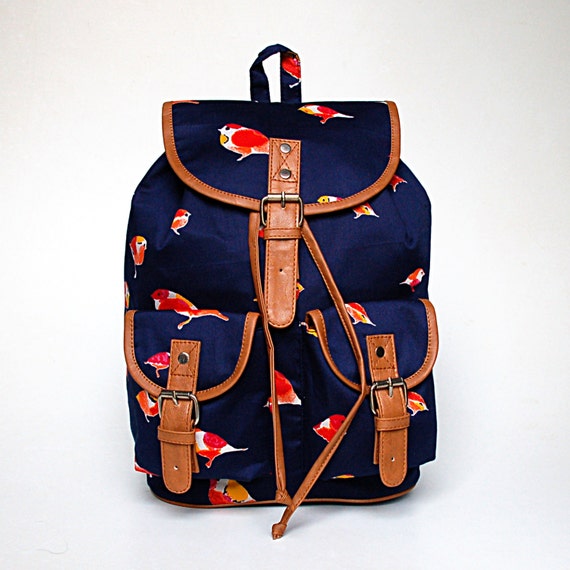 orange bird back pack