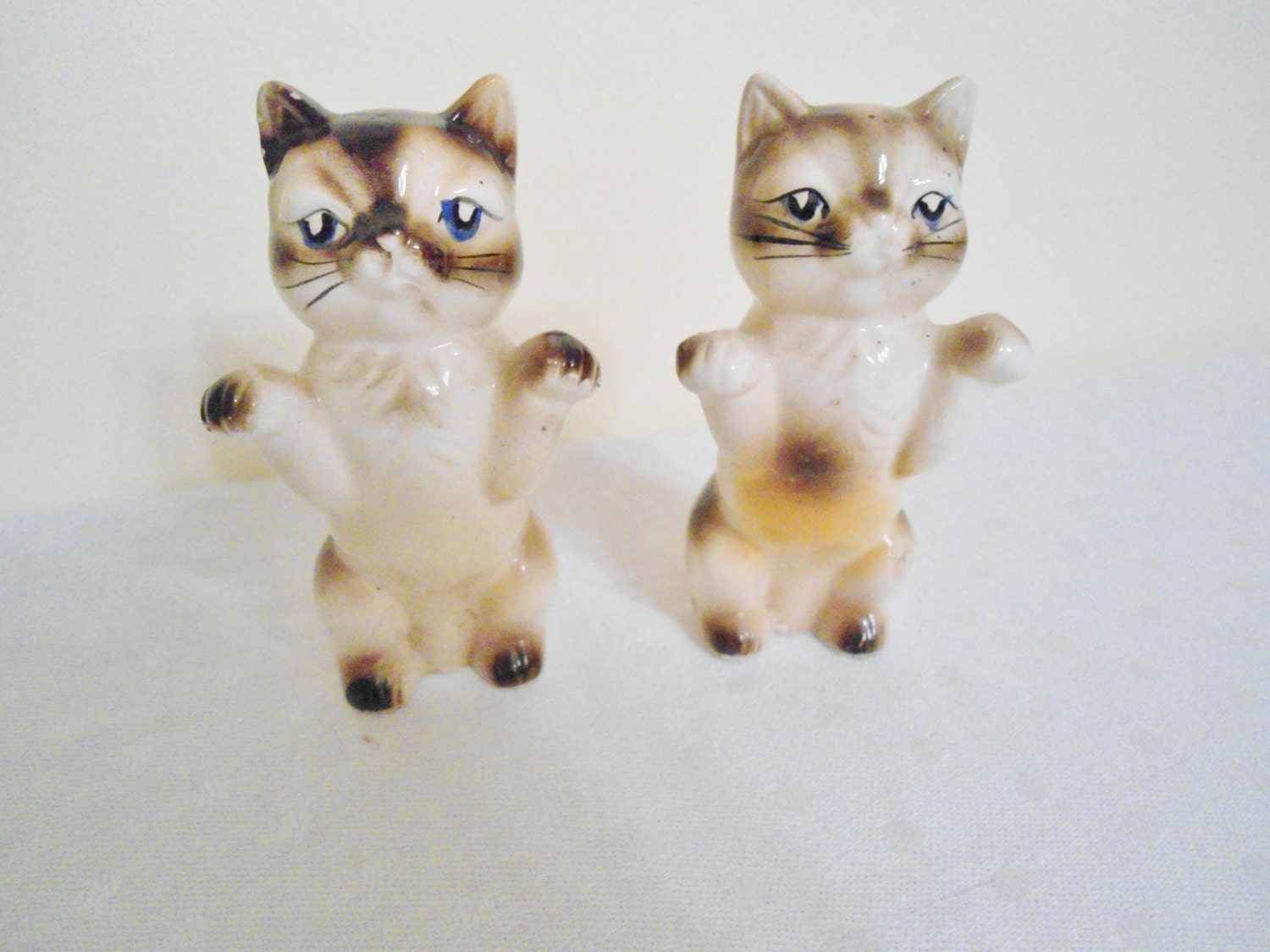 Vintage Salt And Pepper Shakers Cats Japan