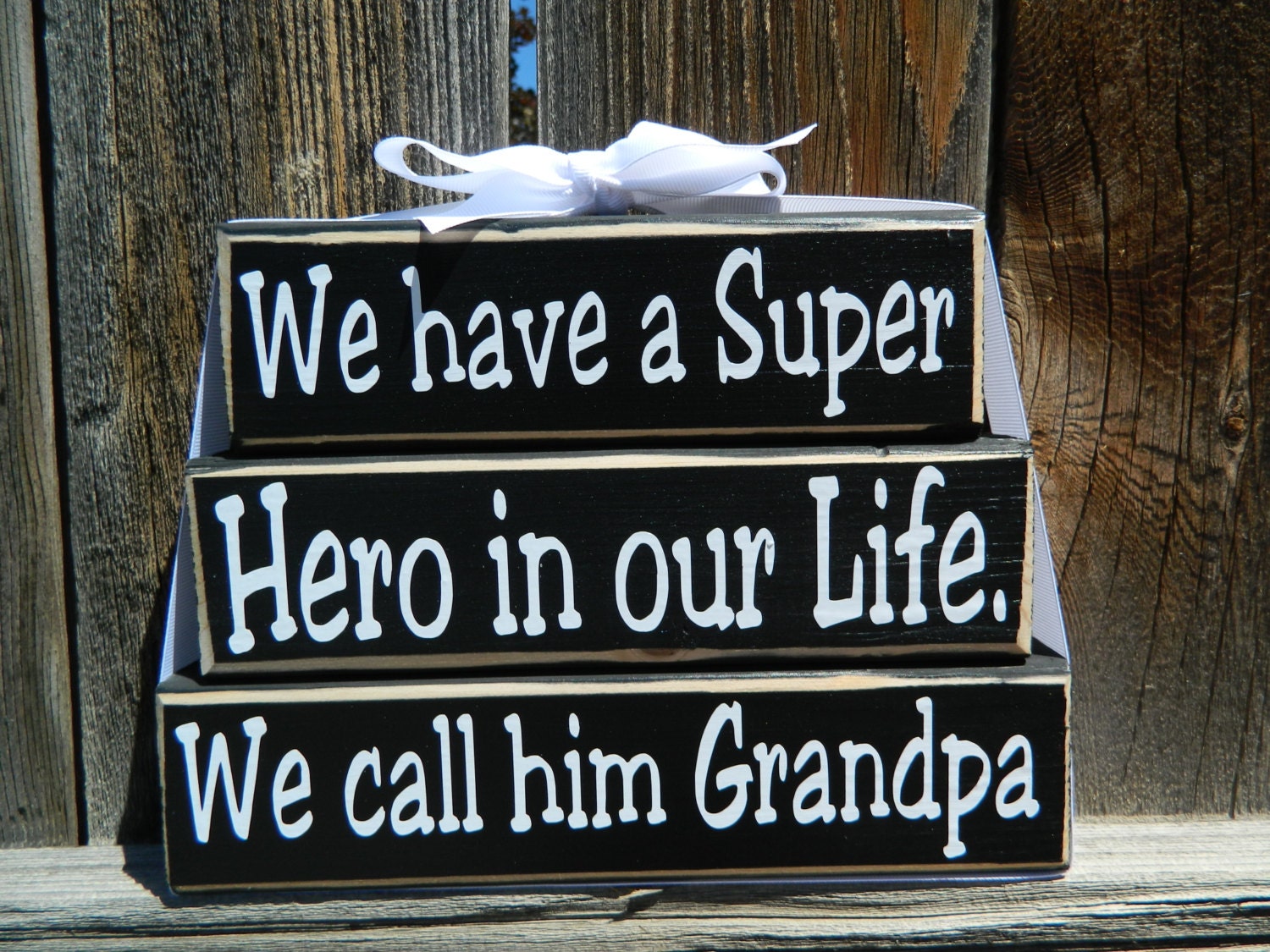 Download Grandpa/Fathers day wood blocksWe have a Super Hero in our