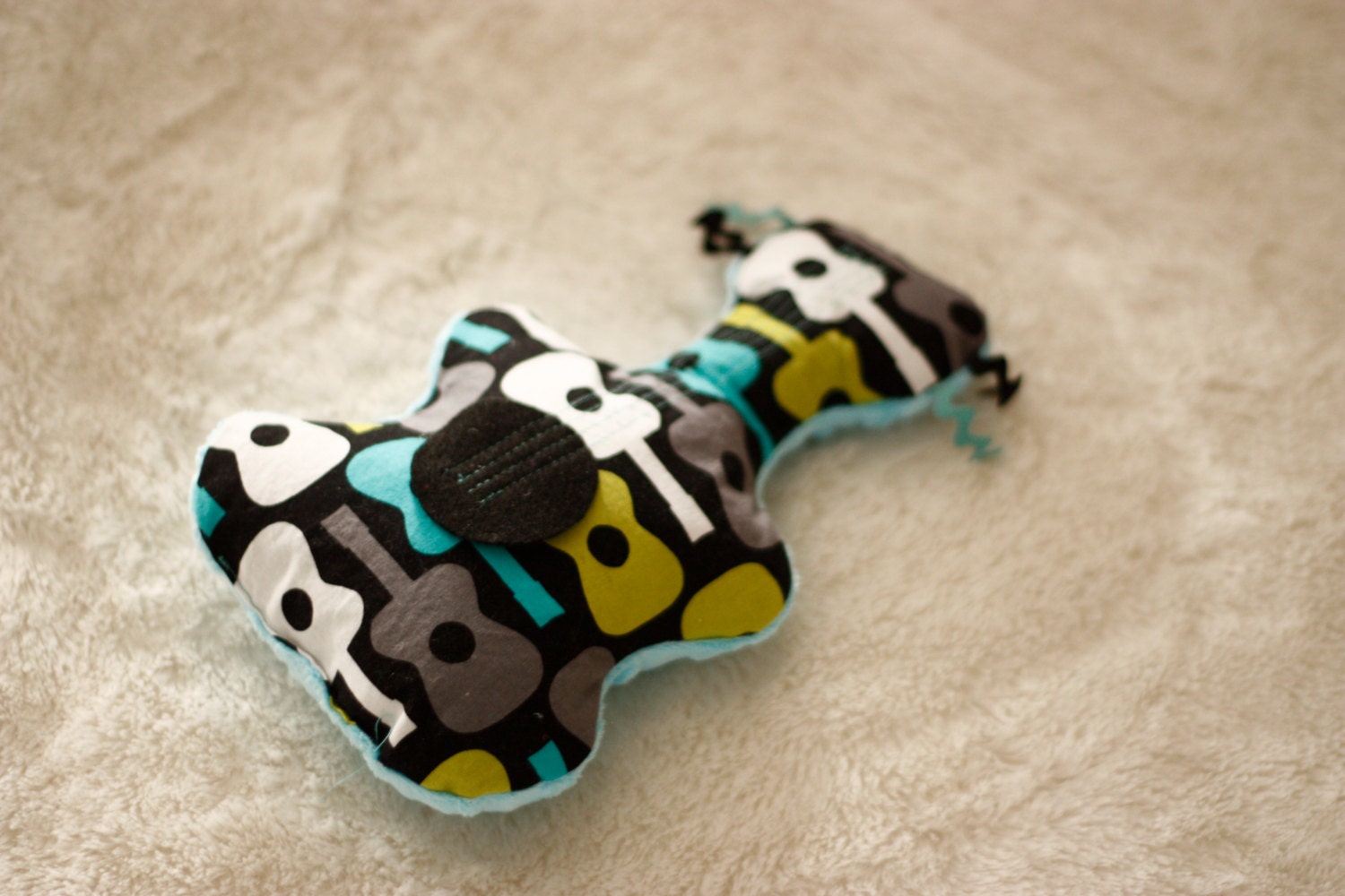 Guitar Rattle for Baby // Baby Shower Gift // Toy Rattle