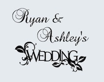 Popular items for wedding decals on Etsy