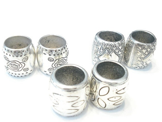 Scarf Rings Scarf Jewelry Slides Rings Tubes Accessory 20 pcs