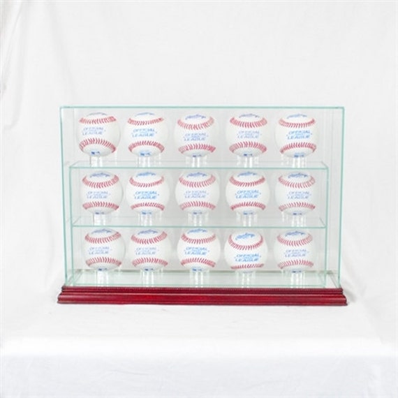 15 Upright Baseball Display Case