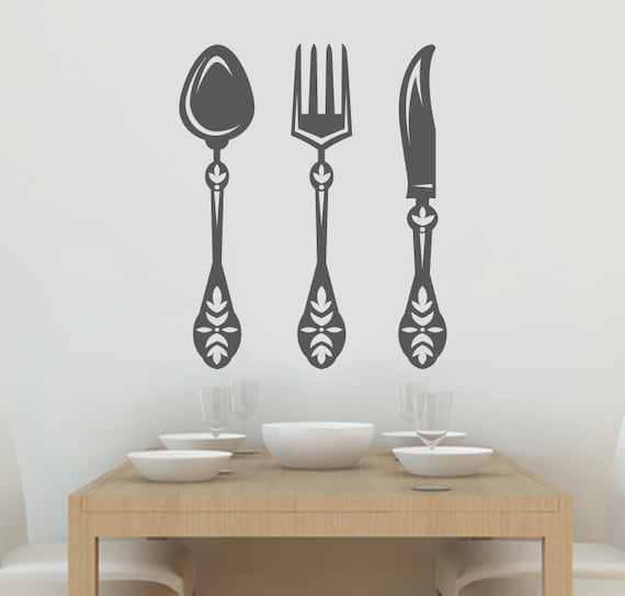 Kitchen Wall Decal Dining Room Wall Decals by justforyoudecals