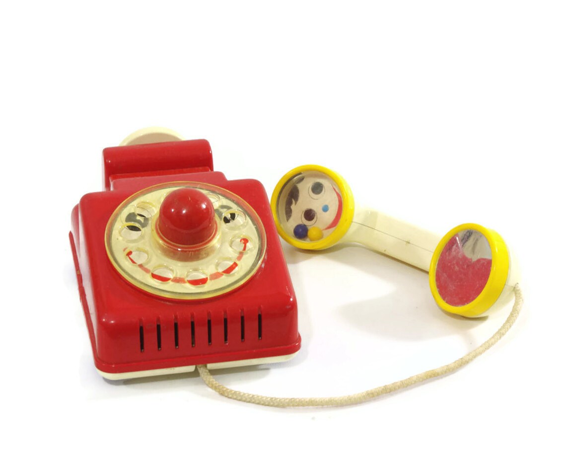 Vintage Toy Telephone Ambi Toys Holland