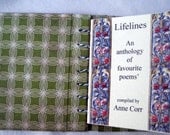 Artist book, handmad book, coptic stitch book, poems , mini book Artist book, handmad book, coptic stitch book, poems , mini book