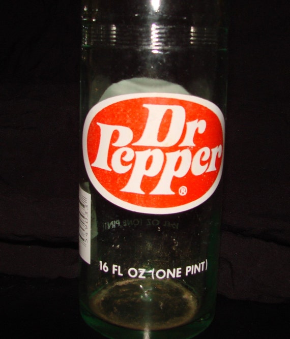 Vintage 1970s Dr. Pepper Bottle