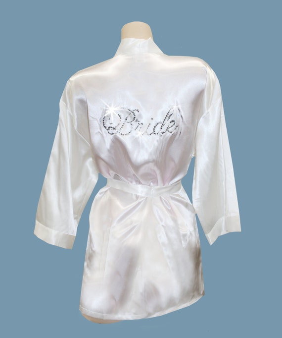 bride to be satin robe