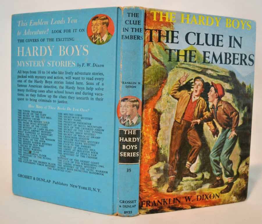 1955 Hardy Boys The Clue in the Embers by Franklin Dixon