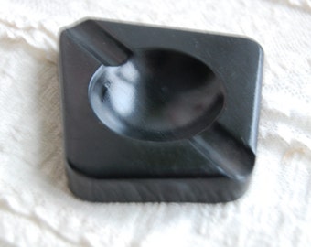 metal ashtrays with small military tank attached
