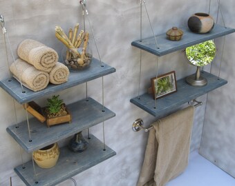 bathroom shelves, floating shelves, industrial shelves, bathroom decor, shelving, modern shelves