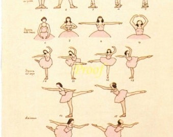 Popular items for ballerina positions on Etsy