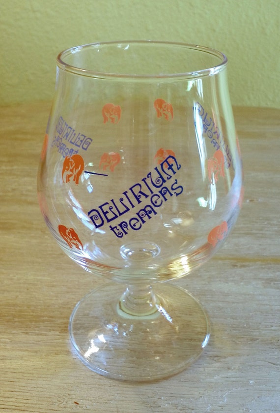 delirium glassware