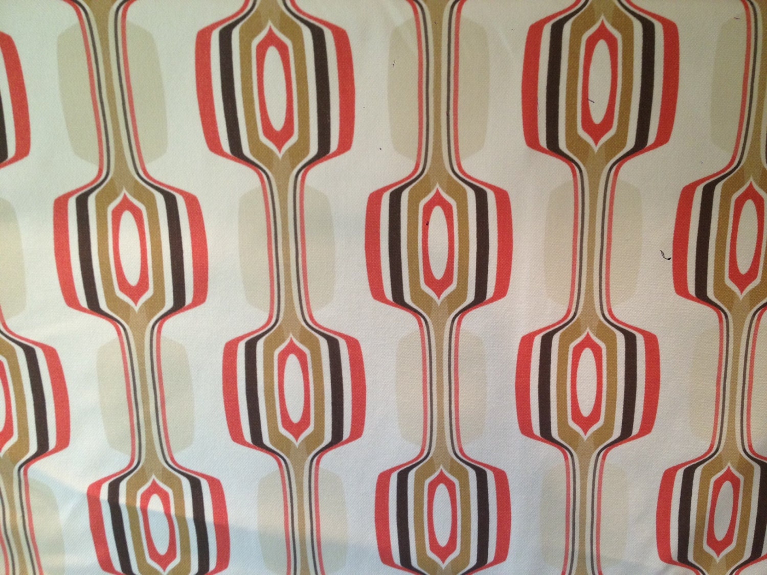 Retro Modern Geometric Design Fabric by Chris Stone Shelter