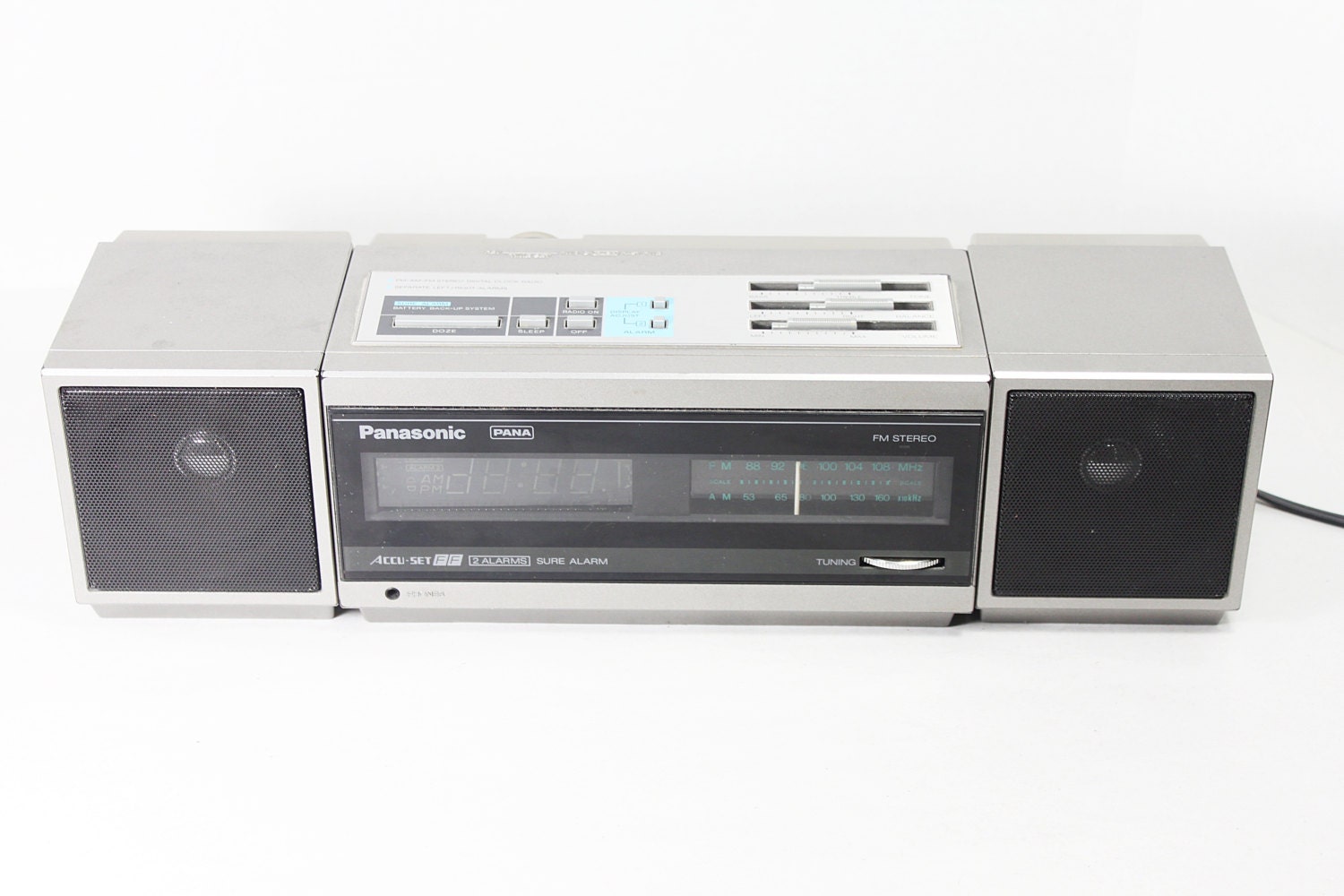 Vintage Panasonic Stereo Digital Clock Radio RCX310
