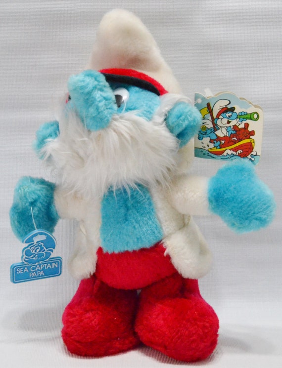 stuffed papa smurf