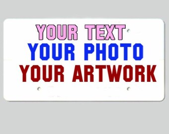 Personalized Custom License Plate