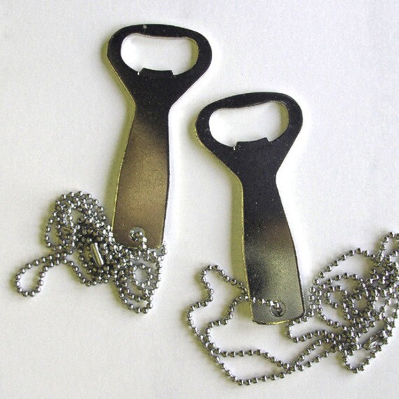 Bottle Opener Necklace by FalstaffTrading on Etsy