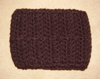 Crochet iPhone/ cell phone case/sleeve - black