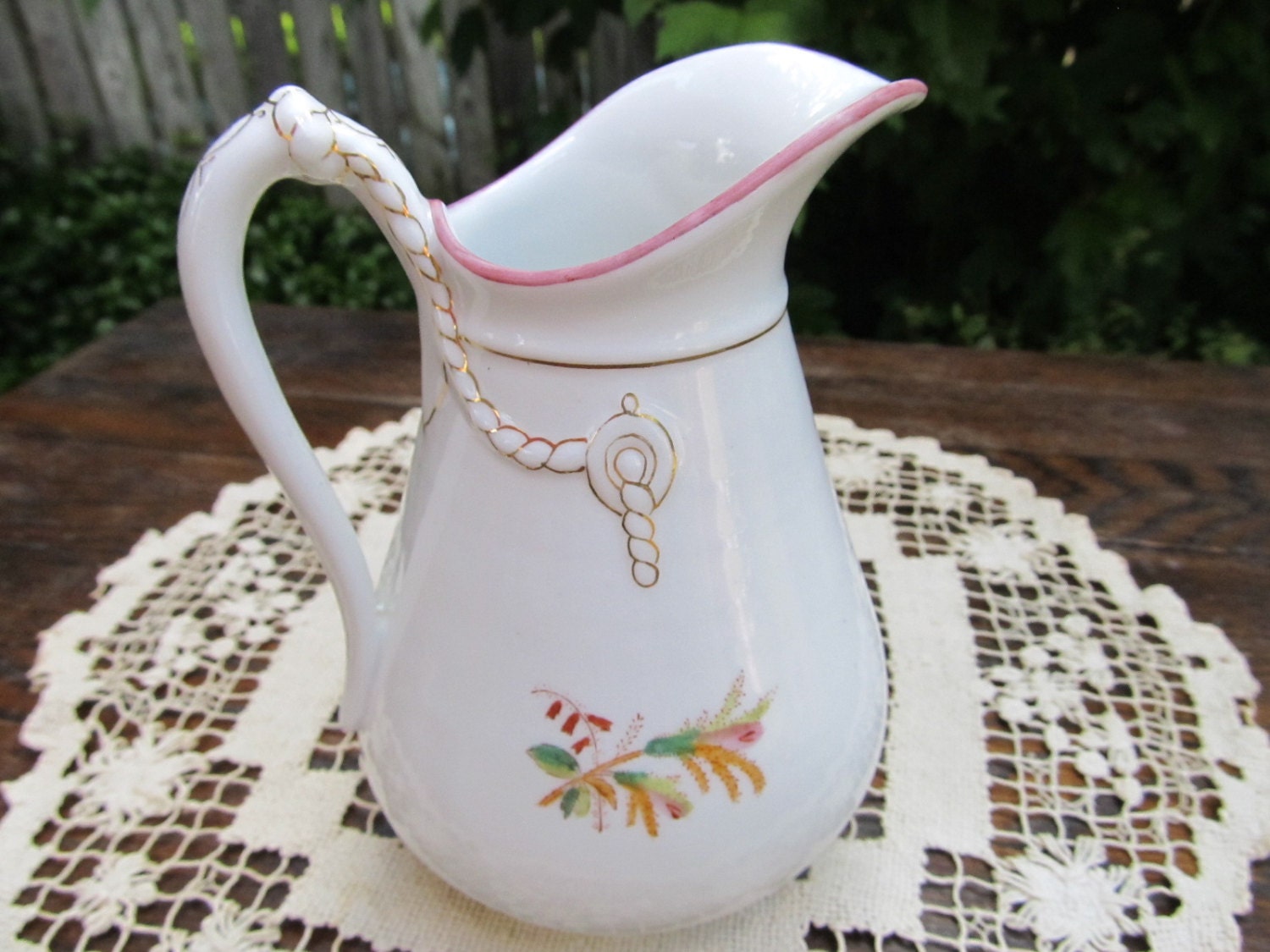 Vintage Haviland Limoges Moss Rose Pattern Thin Gold Trim
