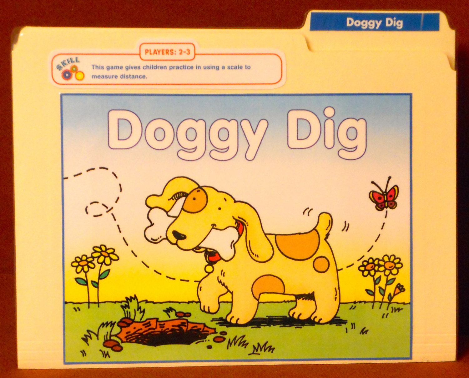 DOGGY DIG Measurement File Folder Game Ready to play No