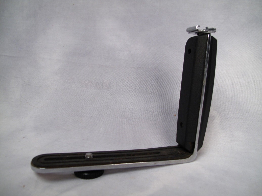 Camera Flash L Bracket Handle Flip VINTAGE PHOTOGRAPHY Gear