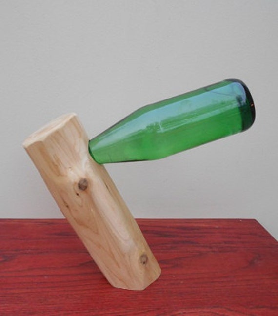 Balancing Wine Bottle Holder Floating Wine by AlongtheRidge