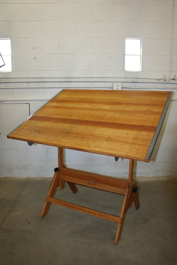 Vintage Anco Bilt Drafting Table Fully Restored