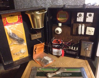 Vintage Traveling Salesman's Home Alarm Kit
