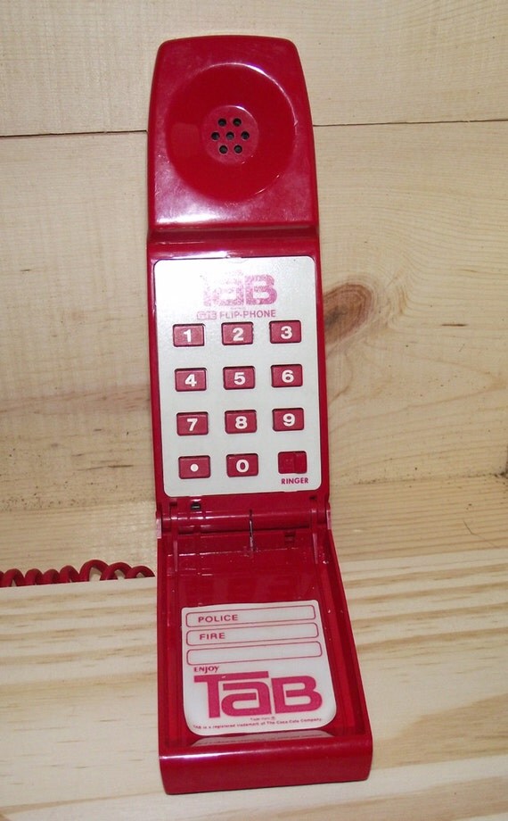 TAB Coca Cola Vintage Flip Phone