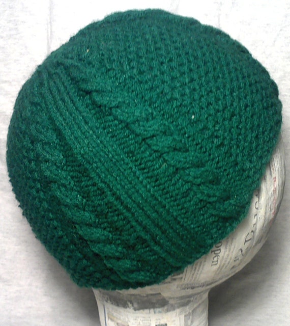 Items similar to 3rd Seed Stitch Cable Knit Hat PATTERN - Instant Download on...