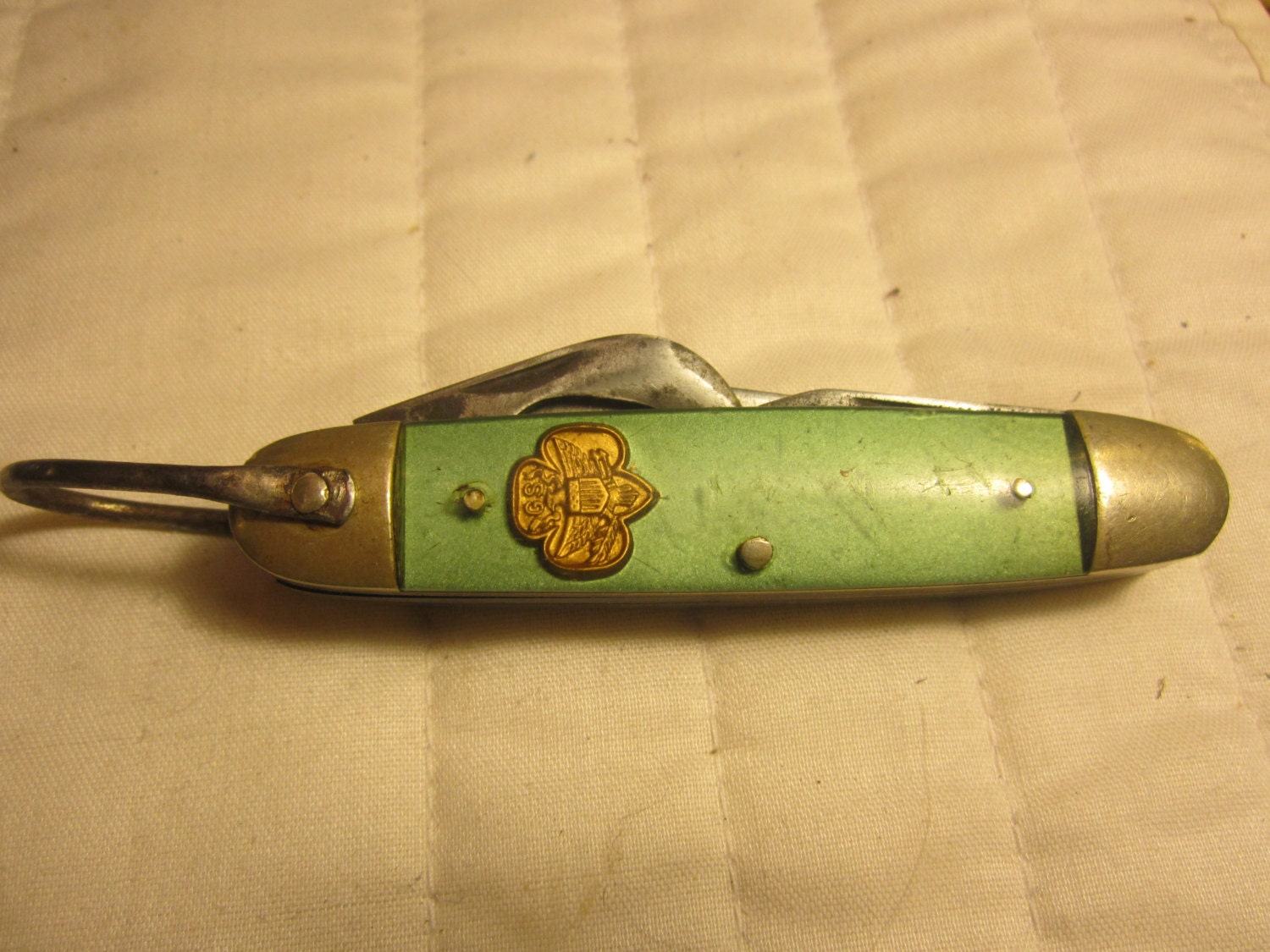 Vintage 4 Blade Girl Scouts Knife