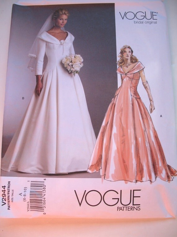 vogue bridal gown patterns