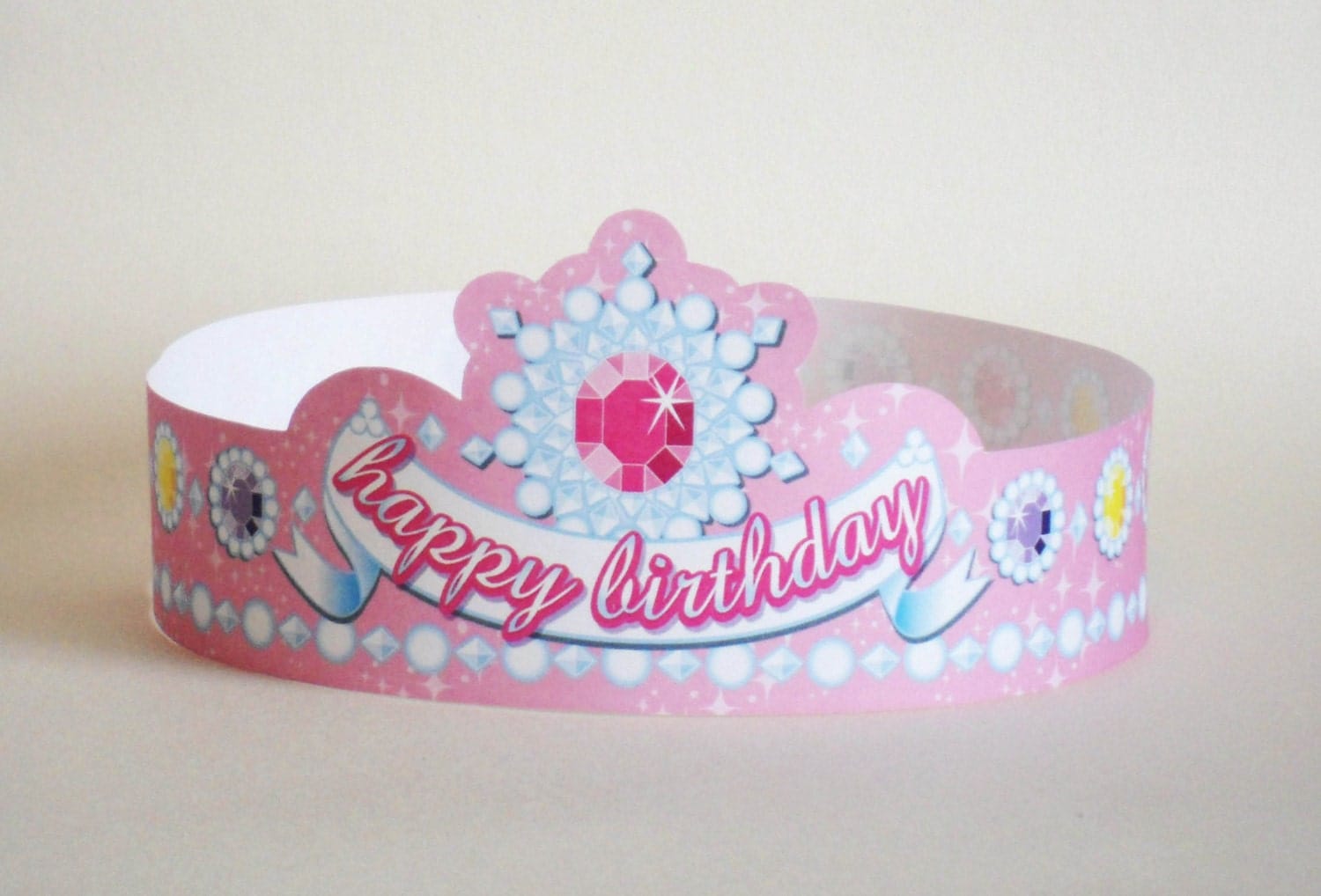 Princess Birthday Paper Crown Printable