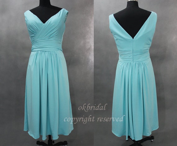 tiffany blue dress, cheap bridesmaid dress, junior bridesmaid dress ...