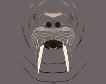 Items similar to W is for Walrus - alphabet print - alphabet print on Etsy