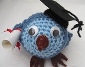 Graduation Bird Character Made To Order