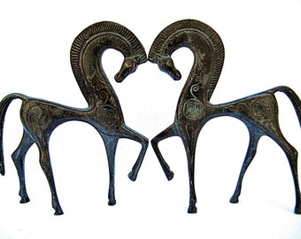 Bronze Sculpture , Gift ideas ,Bronze Horse Art Statue from Ancient Greece, Esty , Greek art, Museum Copy