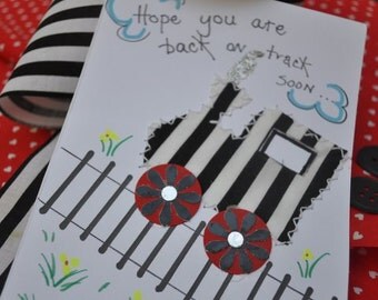 Get Well Greeting Card Hope You Are Back On Track Soon