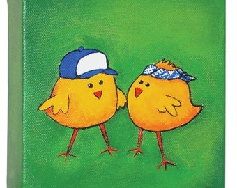 Trucker chicks painting