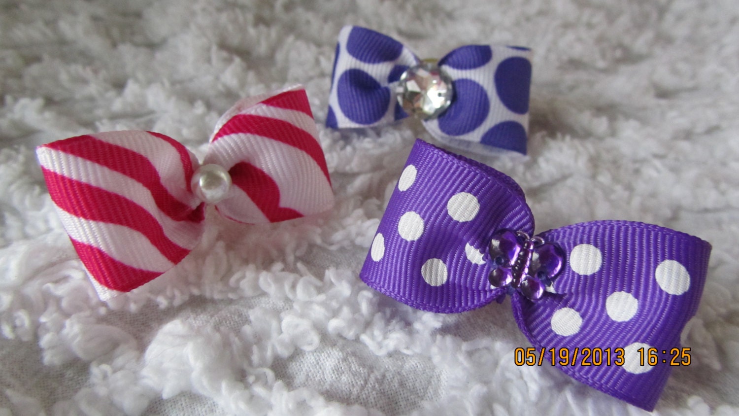 Dog Hair Bows set of 3