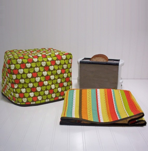 Quilted Kitchen 2 or 4 Slice Toaster Cover Sewing Pattern/