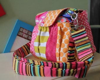 Patchwork Padded Camera Bag by Watermelon Wishes