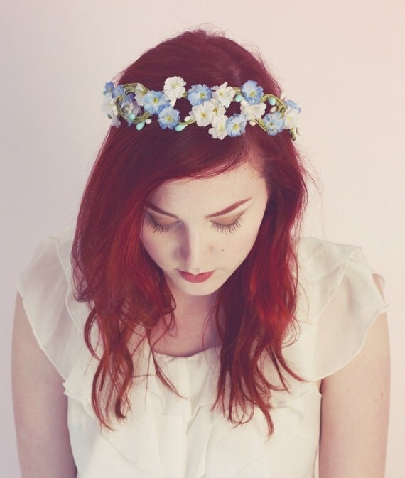 Baby Blue Flower Infinity Crown
