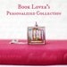 RESERVED - Book Lover's Personalized Necklace - HAND PAINTED