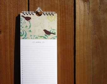 Birthday Calendar, Perpetual Event Reminder, Mothers Day