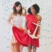 Sailor's Delight Red-Octopus Convertible Wrap Short Dress